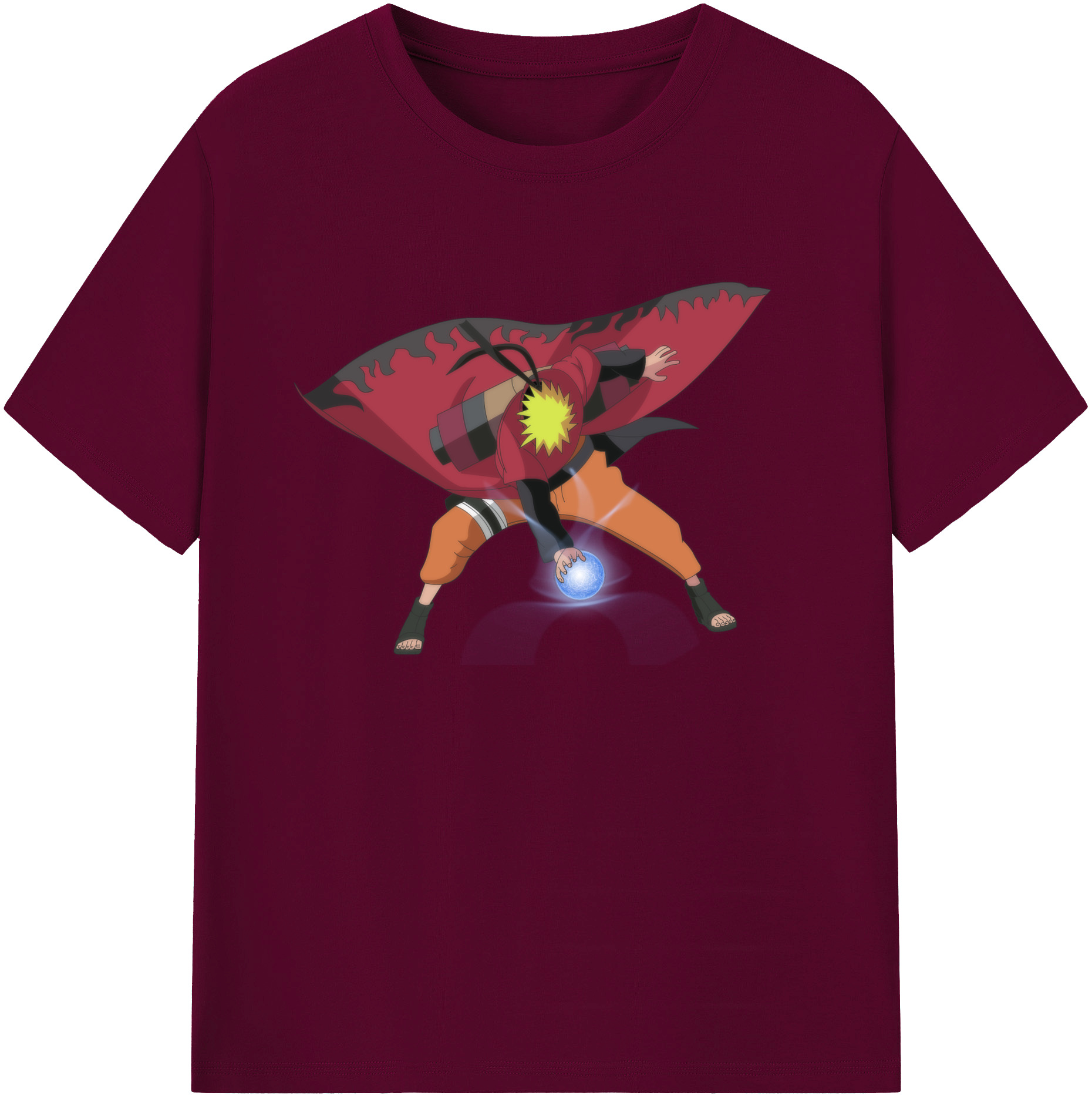 （画像用） NARUTO -ナルト- うずまき ナルト Uzumaki Naruto レディースカジュアルプリントTシャツ（綿100％）